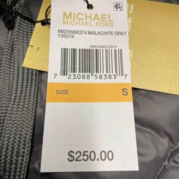 Michael Kors Puffer Coat (Long)- Gray - Picture 5 of 5